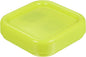 HARFINGTON Magnetic Pin Cushion Square Plastic Magnetic Sewing Pin Holder Storage Case Needle Cushion Tool for Sewing DIY Projects, Yellow-Green