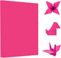 A4 Origami Paper Magenta 100 Sheets, 8.27×11.7 inch Double Sided Color Easy Fold Big Origami Paper A4 Colored Copy Papers Thin 70gsm for Beginners, DIY handwork Art Craft Projects (210 x 297 mm)