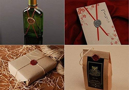Vintage Santa Claus Monogram Sealing Wax Seal Stamp Gold Metal Handle Kit Custom Invitation Embellishment Christmas Gift Wrap Package Custom Logo Words Wax Seal Stamp Set
