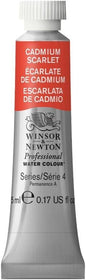 Winsor & Newton Professional Watercolor, 5ml (0.17-oz) Tube, Cadmium Scarlet