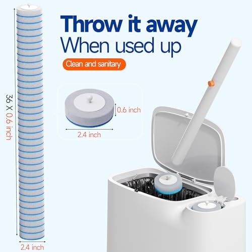 CTIME - 36 Replacement Toilet Brush Heads, Suitable - Image 4
