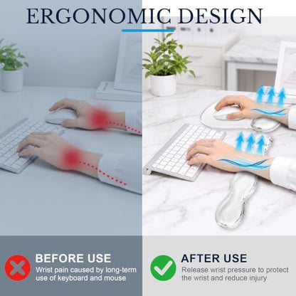Keyboard Wrist Rest & Ergonomic Mouse Pad - Image 5