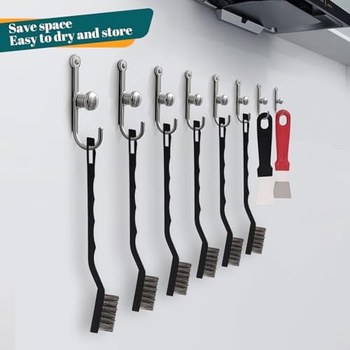 20 Pcs Mini Wire Brush Stainless Steel Brush Set, Masonry Brush Wire Brush - Image 4