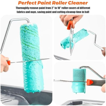 8-in-1 Paint Brush Comb and Paint Roller Cleaner Tool - Image 4