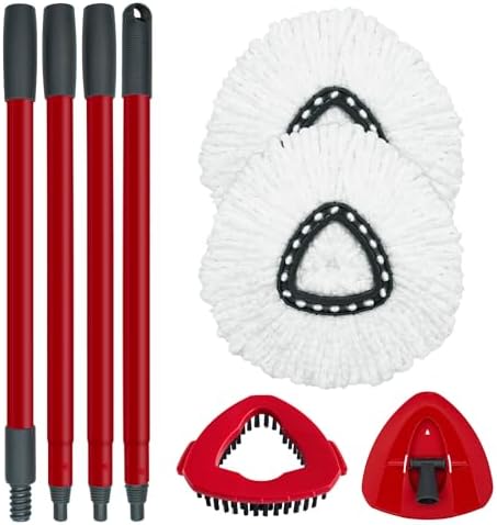 Spin Mop Replace Head, Mop Handle Replacement by DLAIMI