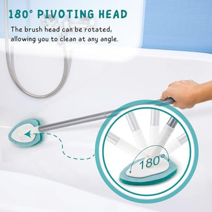 Shower Scrubber with Long Handle - Image 3