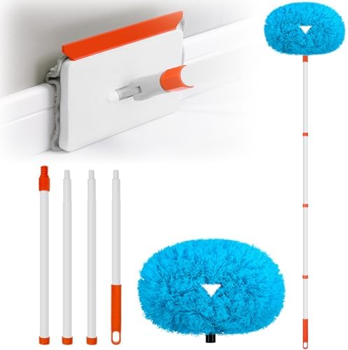 Baseboard Cleaner Tool with Handle, Extendable Long Handle Baseboard Cleaning by Qaestfy
