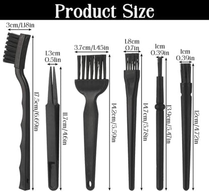 6 Pack Small Cleaning Brush Set Anti Static Small Cleaning Brushes - Image 2
