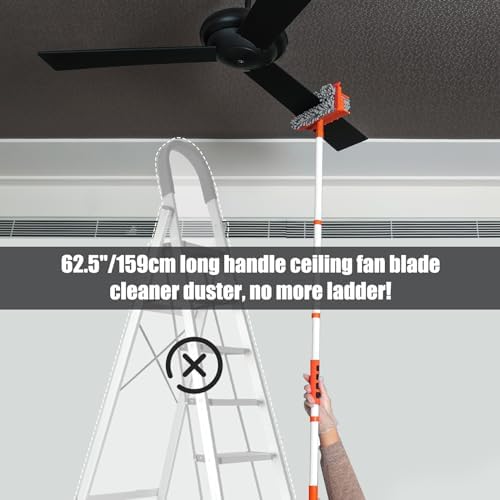 Qaestfy Ceiling Fan Blade Cleaner Duster - Image 2