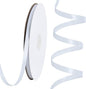 TONIFUL 1/4 Inch x 100yds White Satin Ribbon, Thin Solid Color Satin Ribbon for Gift Wrapping, Crafts, Hair Bows Making, Wedding Party Decoration, Invitation Cards, Floral Bouquets,Halloween,Christmas