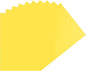 DMiotech 10Pcs Correction Gel Light Filter Overlay Transparent Plastic PVC Sheets Yellow for Photo，Film,Video