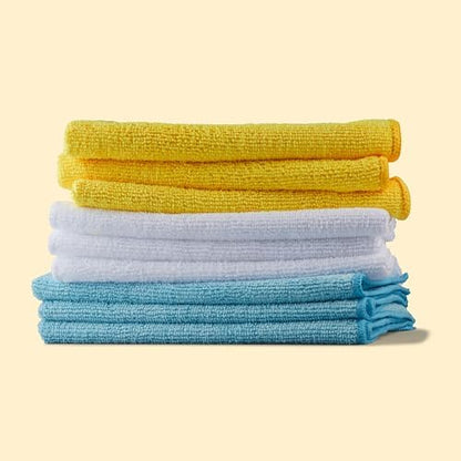 Amazon Basics Microfiber Cleaning Cloths, Ultra Absorbent, Scratch-Free - Image 6