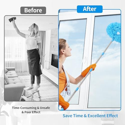 Ceiling Fan Cleaner Duster Reusable Microfiber Removable Duster - Image 6