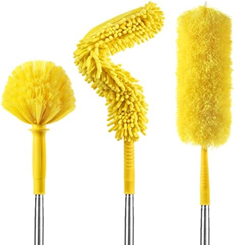 17FT Extendable Duster, 2-9 ft Extension Pole by Newliton