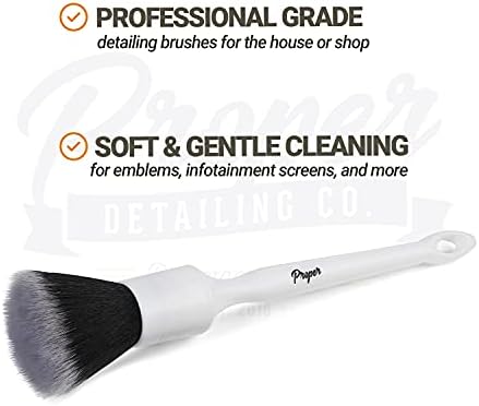 Car Detailing Brush Set, Clean Auto Interior or Exterior Detail Brushes Car - Image 2
