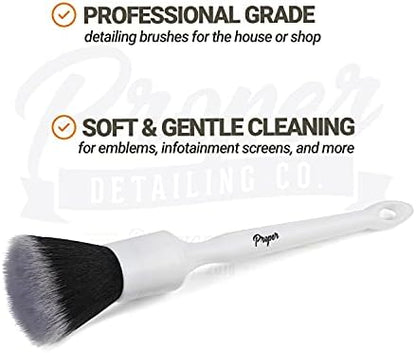 Car Detailing Brush Set, Clean Auto Interior or Exterior Detail Brushes Car - Image 2