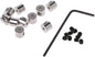 10 Pcs Pin Pin Safe Locks Pin Backs Clasp Locking Pin Keeper Backs Brooch Pin Locking Pin Backs with Wrench Tool Pin Backs
