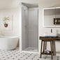 ACE DECOR 28-32" W x 72" H Frameless Pivot Shower Door, Brushed Nickel by ACEDECOR