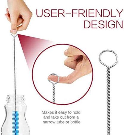 Long Straw Brush Cleaner, Flexible Nylon Tube Cleaning Brushes - Image 3