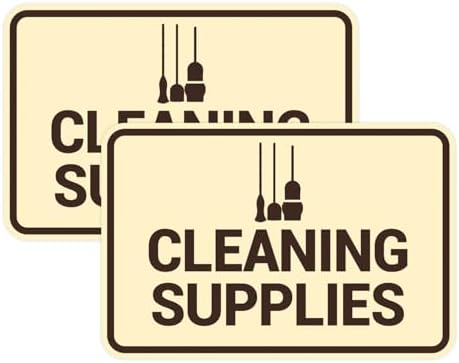 Signs ByLITA Classic Framed Cleaning Supplies Sign by SignsByLITA