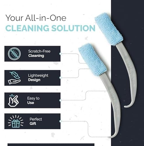 Reusable Microfiber Duster & Crevice Cleaning Brush, 2 Pack - Image 3