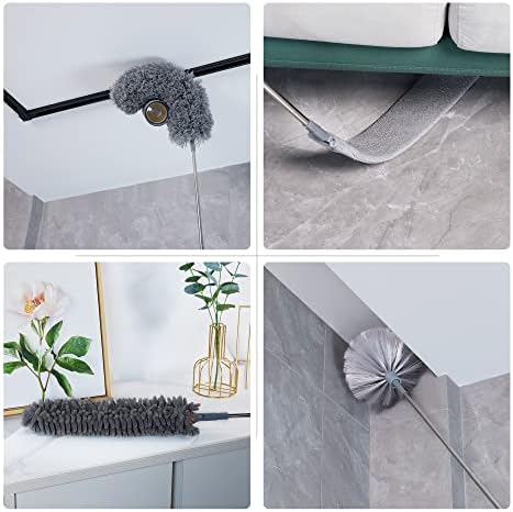 BOOMJOY Microfiber Feather Duster 7PCS, Bendable Dusters - Image 2