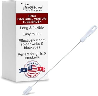 Gas Grill Tube Cleaner with Spring Stem by THEFRYOILSAVERCOMPANY