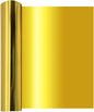 Tvinyl Warehouse Gold HTV Foil Heat Transfer Vinyl Roll 12" x 6FT for T-Shirt, Compatible with All Cutters