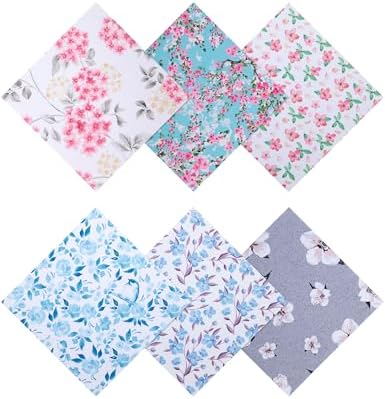 6PCS Thickened Glasses Cleaning Cloth Elegant Flower Design Microfiber Cleaning by BszykzDXI