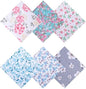 6PCS Thickened Glasses Cleaning Cloth Elegant Flower Design Microfiber Cleaning by BszykzDXI