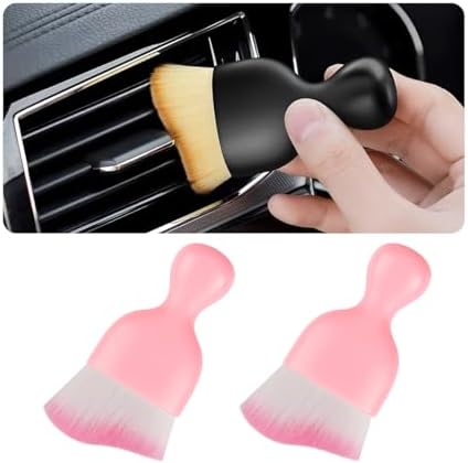 Blilo 2PCS 3.86 Inch Curved Car Interior Detailing Brushes by Blilo