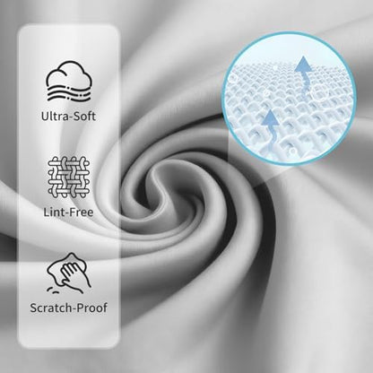 Eye Glass Clean Cloths 6 * 7in 6 Pcs, Individually Wrapped, High-Density - Image 3