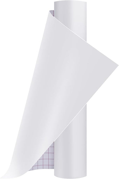 Ant Smart Adhesive Permanent Vinyl Compatible with Cricut Explore and Maker Series Without Cutting Mats, Create DIY Projects, Decals, Stickers & More (Matte Ivory White, 13inch x 5ft)