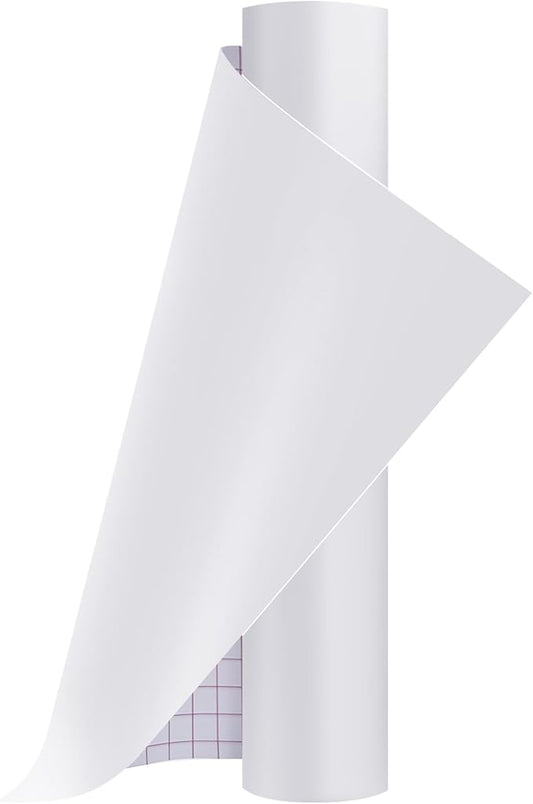 Ant Smart Adhesive Permanent Vinyl Compatible with Cricut Explore and Maker Series Without Cutting Mats, Create DIY Projects, Decals, Stickers & More (Matte Ivory White, 13inch x 5ft)