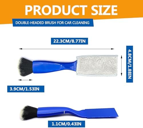 Double Head Car Detailing Brush 2-Pack - Image 2