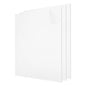 uxcell 3Pcs Acrylic Sheets 8x8 Inch Acrylic Panel 1/8 Inch-3mm Plastic Board for Picture Frames Sign Holders DIY Display Projects Craft, White