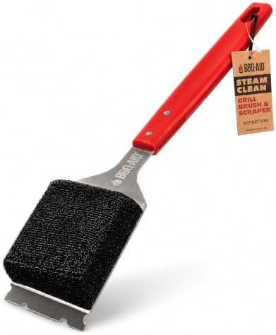 Bristle Free Grill Brush Cleaner and Scraper by BBQ-AID