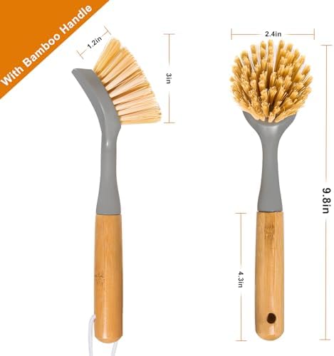 FunCee 2 Pack Kitchen Dish Brushes - Image 4