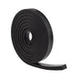 DOBTIM Rubber Strips 1/2(.500)" Thick X 1" Wide X 10'Long, Solid Rubber Rolls Use for Gaskets DIY Material, Supports, Sealing, Bumpers, Protection, Abrasion, Black