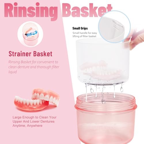 Leak Proof Travel Denture Bath Case - Image 4