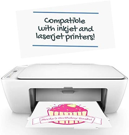 NuFun Activities Inkjet Printable Iron-On Heat Tshirt Transfer Paper 11x17 (25, Dark Fabrics)
