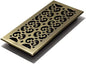 Decor Grates SPH614-A Scroll Collection Floor Register, Antique Brass Finish by DecorGrates
