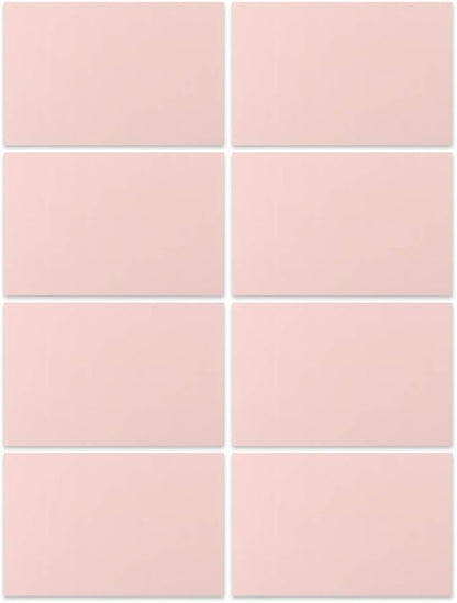 SGHUO 8pcs 4"x6" Rubber Carving Blocks, Soft Linoleum Block for Printmaking, Rectangle Linocut Blocks Stamp Carving Tools, Easy Cut Lino Blocks Crafts Making Kit (Pink)