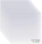 EGOSKY 15 Pack 6 Mil Mylar Sheets, 12 x 12inch Clear Blank PET Blank Stencil Material, Make Your Own Stencil Compatible Vinyl Cutting Maching