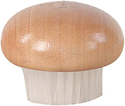 Fox Run Wood Mushroom Brush, Nylon Bristles 2 x 2 x 1.25 inches by foxrunbrands