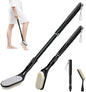 Long Handle Foot Scrubber for Shower, Extendable Foot Brush by BTideas