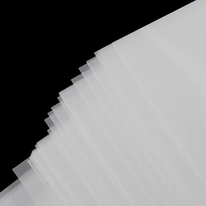 HOIGON 50 PCS 7.4 Mil Mylar Stencil Sheets,12 x 12 Inch Blank Clear Stencil Templates, Mylar Sheets for Arts, Crafts, Make Your Own Stencils