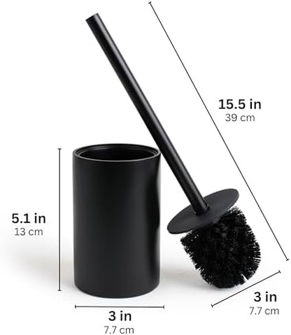 Yew Design Matte Black Toilet Bowl Brush - Image 5