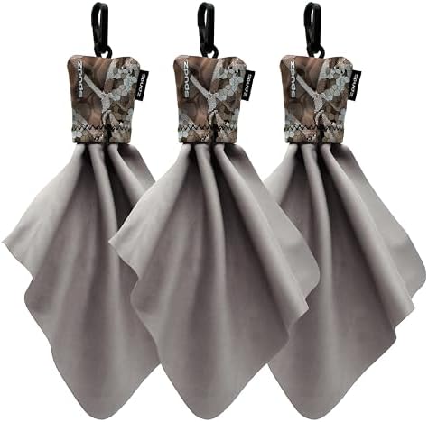 SPUDZ Classic Microfiber Lens Cleaner – Clip-On Pouch, Washable – by SPUDZ