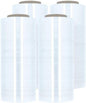 (4 Rolls) Hand Stretch WRAP Shrink Film 15 x 1500 x 90 Gauge + Free Stretch W.